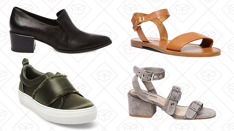 Vallie Shoe, $80 | Jessica Sneaker, $70 | Donddi Sandal, $60 | Rotating Sandal, $100